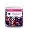 Buttons Galore Sprinkletz Embellishments for Crafts, Tiny Polymer Clay Shapes & Unique Designs - Star Spangled - 3 Pack